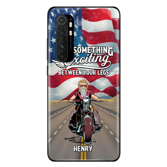 Custom Personalized Biker Phone Case - Gift Idea For Biker/Independence Day - Put Something Exciting Between Your Legs - Case For Xiaomi/Huawei/Oppo