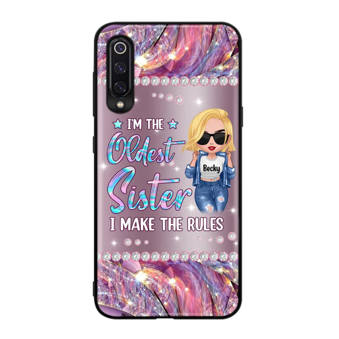 Custom Personalized Sister Phone Case - Gift Idea For Siblings/Sisters - I'm The Oldest Sister I Make The Rules - Cases For Oppo, Xiaomi & Huawei