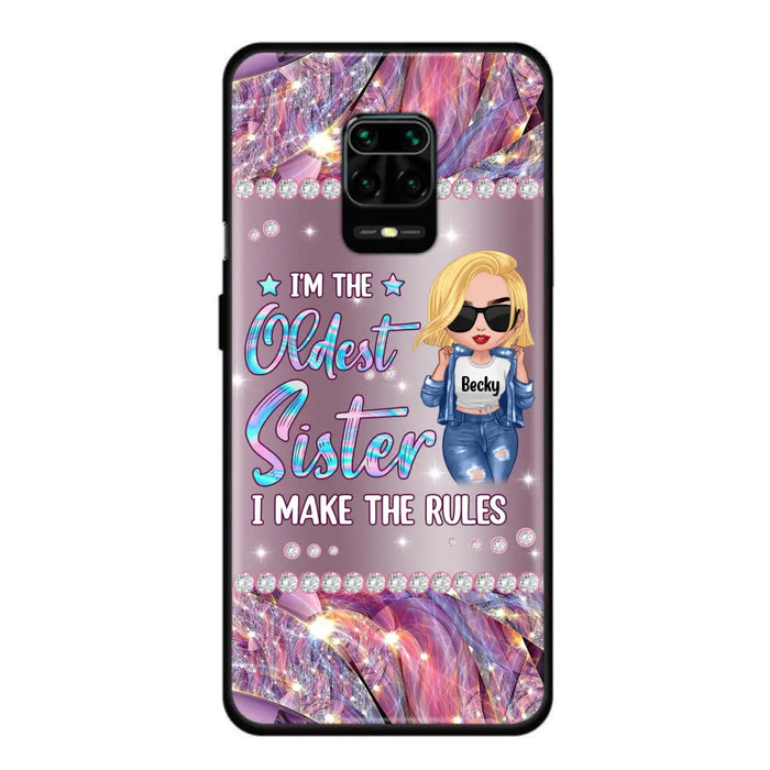 Custom Personalized Sister Phone Case - Gift Idea For Siblings/Sisters - I'm The Oldest Sister I Make The Rules - Cases For Oppo, Xiaomi & Huawei