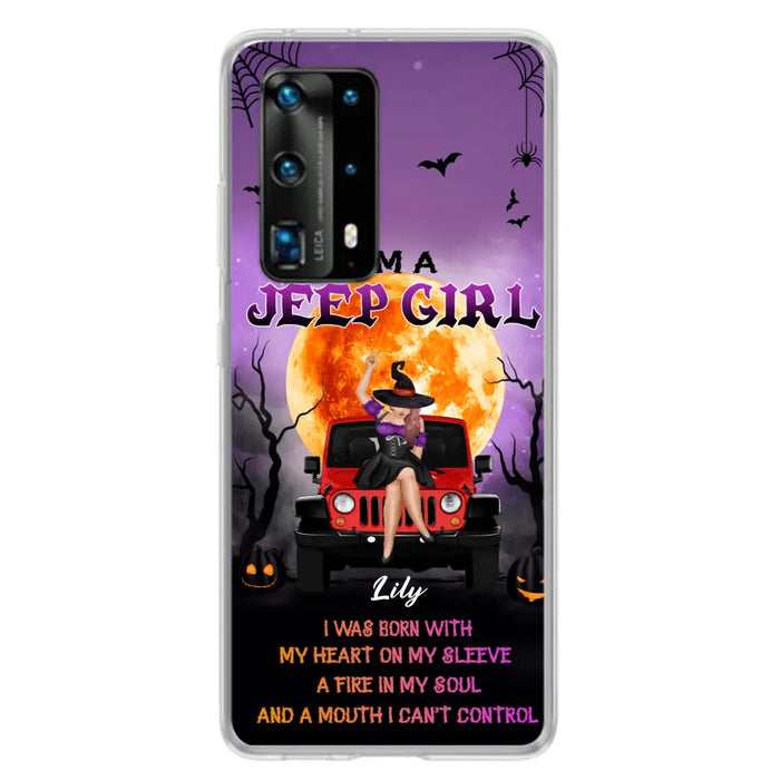 Custom Personalized Off-road Girl Phone Case - Halloween Gift Idea For Off-road Lovers - Case for Xiaomi, Huawei & Oppo