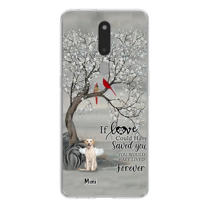 Custom Personalized Memorial Dog Phone Case - Memorial Gift For Dog Lovers With Upto 3 Dogs - If Love Could Have Saved You, You Would Have Lived Forever - Cases For Oppo, Xiaomi And Huawei