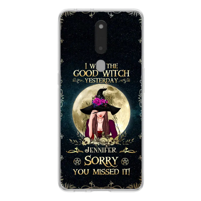 Custom Personalized Witch Phone Case - Halloween Gift Idea For Friends - I Was The Good Witch Yesterday - Case for Xiaomi, Huawei & Oppo