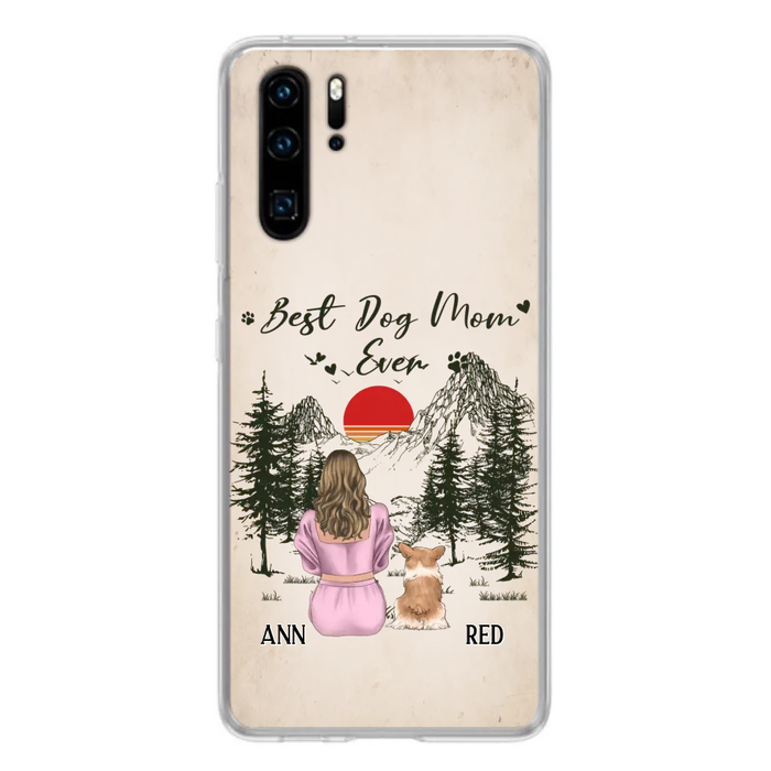 Custom Personalized Dog Mom Phone Case - Upto 4 Dogs - Mother's Day Gift Idea Dog Lovers - Best Dog Mom Ever - Case For Xiaomi/Huawei/Oppo