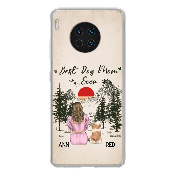 Custom Personalized Dog Mom Phone Case - Upto 4 Dogs - Mother's Day Gift Idea Dog Lovers - Best Dog Mom Ever - Case For Xiaomi/Huawei/Oppo