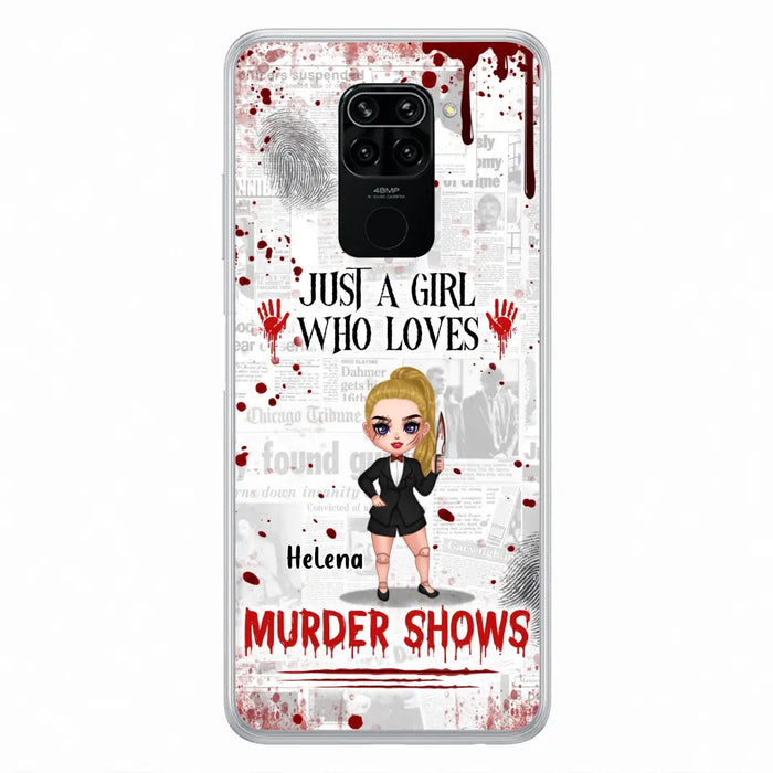 Personalized Witch Phone Case - Gift Idea For Witch Lover/ Halloween - Just A Girl Who Loves Murder Shows - Case For Oppo/Xiaomi/Huawei