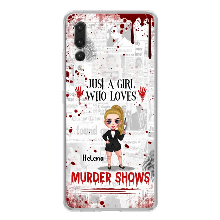 Personalized Witch Phone Case - Gift Idea For Witch Lover/ Halloween - Just A Girl Who Loves Murder Shows - Case For Oppo/Xiaomi/Huawei
