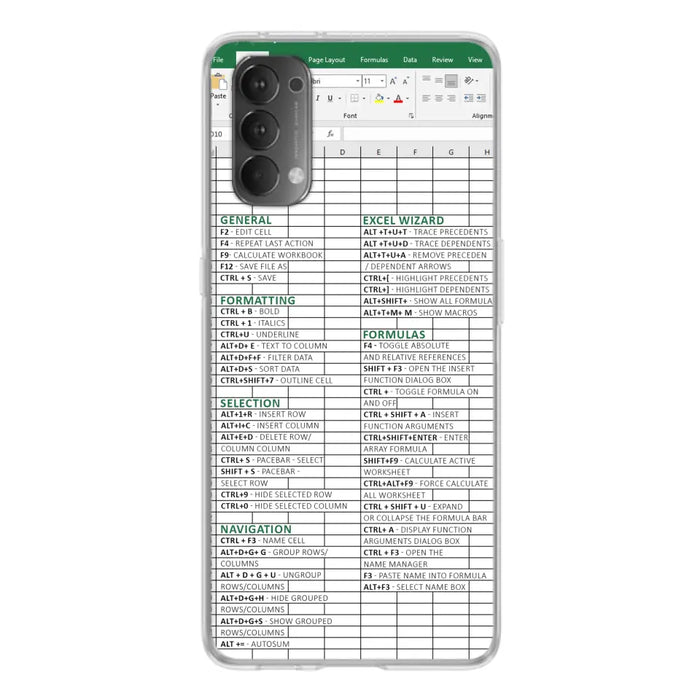 Personalized Excel Phone Case - Gift Idea For Excel Lovers - Cases For Oppo/Xiaomi/Huawei