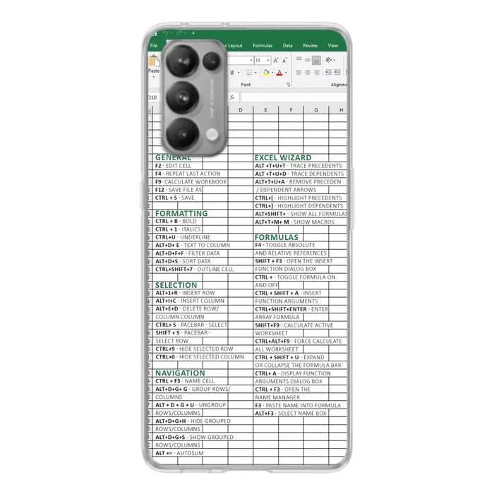 Personalized Excel Phone Case - Gift Idea For Excel Lovers - Cases For Oppo/Xiaomi/Huawei