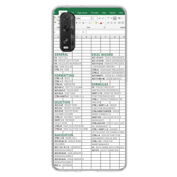 Personalized Excel Phone Case - Gift Idea For Excel Lovers - Cases For Oppo/Xiaomi/Huawei