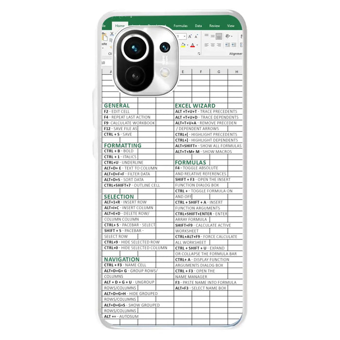 Personalized Excel Phone Case - Gift Idea For Excel Lovers - Cases For Oppo/Xiaomi/Huawei