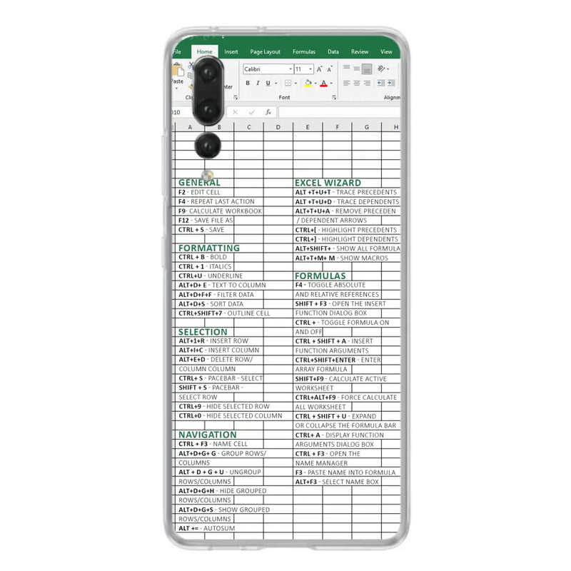 Personalized Excel Phone Case - Gift Idea For Excel Lovers - Cases For Oppo/Xiaomi/Huawei