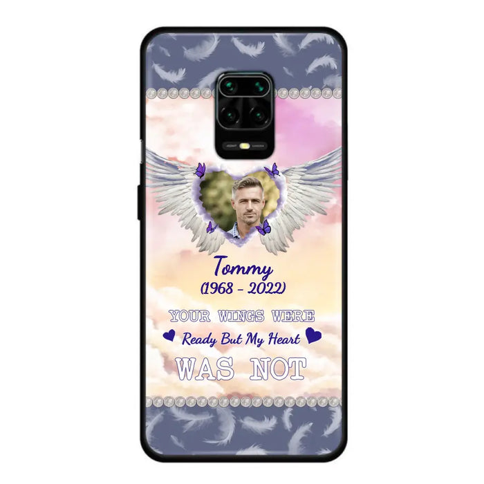 Custom Personalized Memorial Photo Phone Case - Memorial Gift Idea for Family - Your Wings Were Ready But My Heart Was Not - Case For Oppo/Xiaomi/Huawei