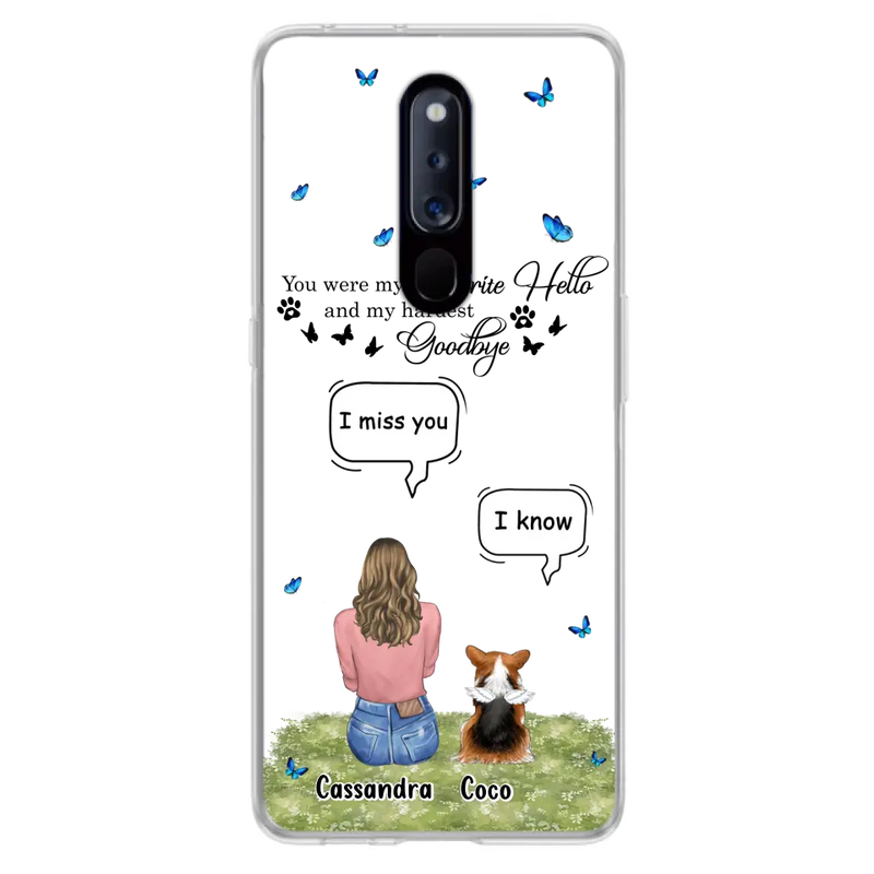 Personalized Pet Phone Case - Up to 4 Pets - Gift Idea For Couple/Dog/Cat Lover - You Were My Favorite Hello - Case For Oppo/Xiaomi/Huawei
