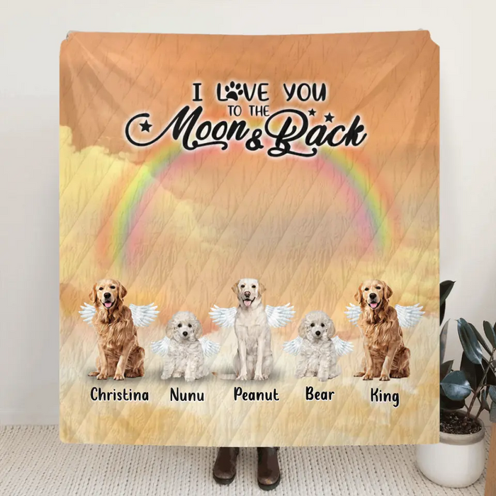 Custom Personalized Dog Blanket - Best Gift For Dog Lovers - Don'n Cry For Me Mom ! I'm Ok