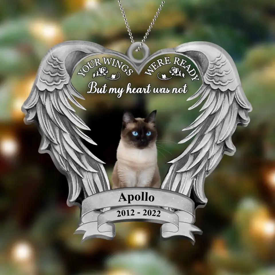Personalized Memorial Pet Acrylic Ornament - Upload Photo - Remembranc ...