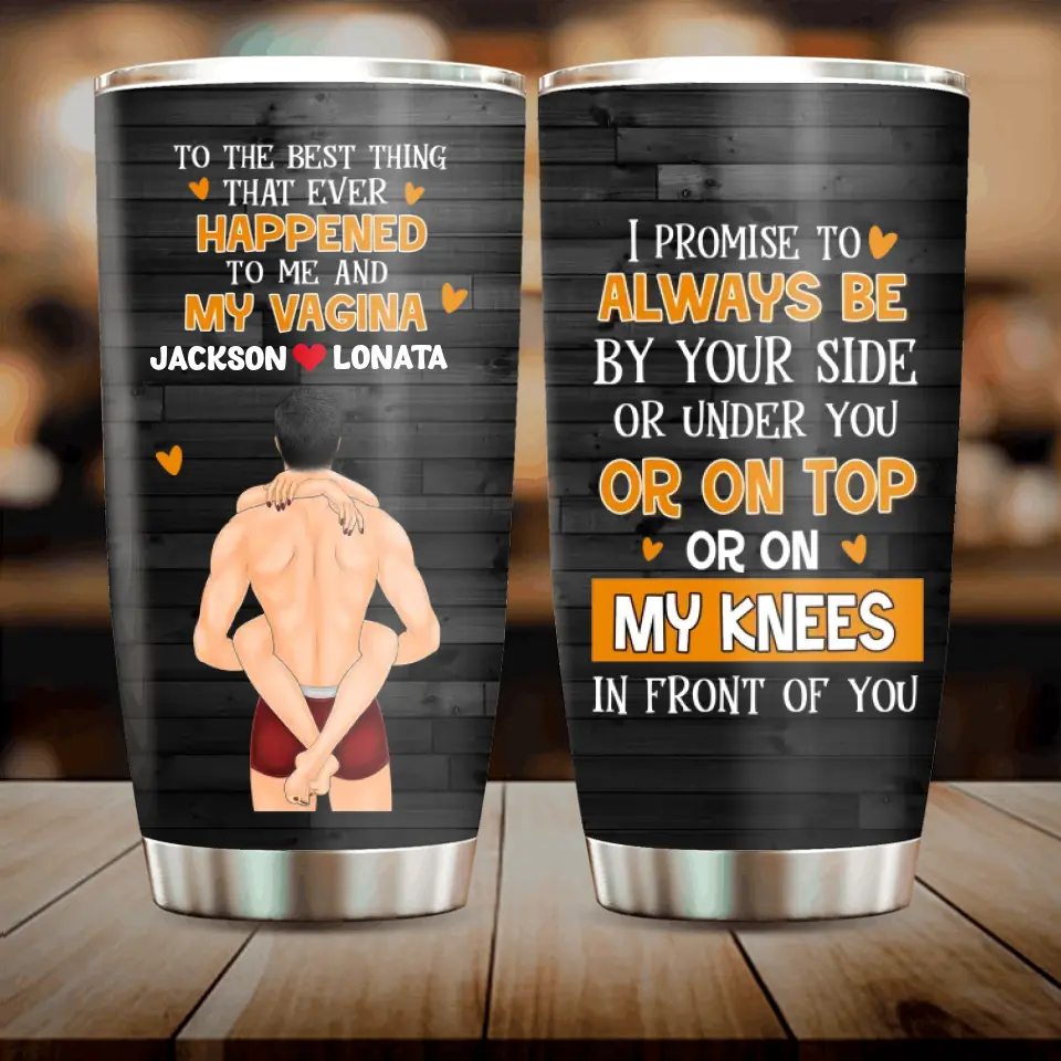 Custom Personalized Couple Tumbler - Gift Idea For Him/Her/Couple - To —  CusGifts