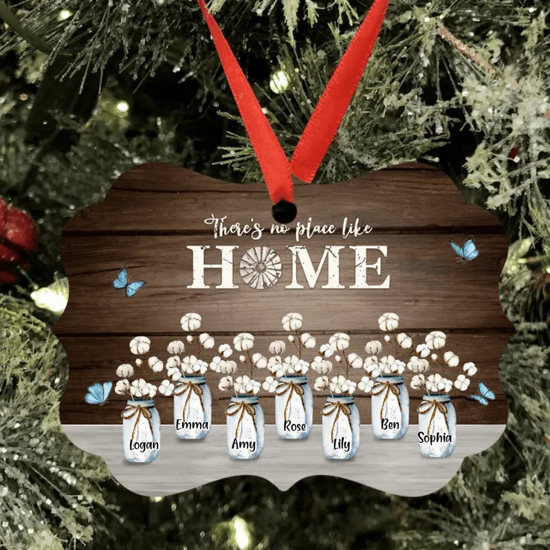 Personalized What We Love Most About Our Home Ornament - Best Gift For Family Members - There's No Place Like Home