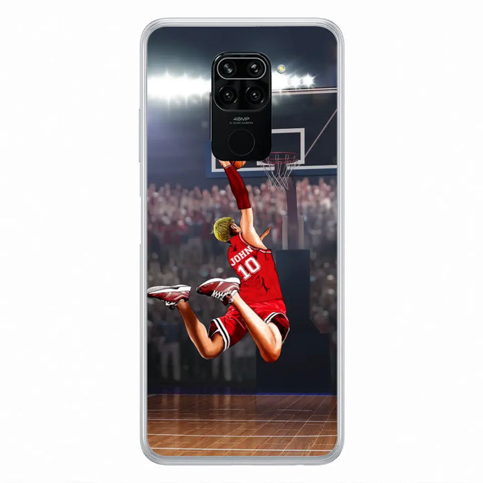 Custom Personalized Basketball Phone Case - Gift Idea For Basketball Lovers/Son/Grandson - Case For Oppo/Xiaomi/Huawei