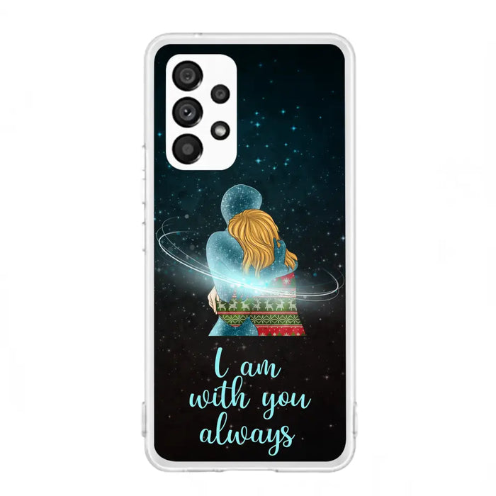 Custom Personalized Memorial Phone Case - Memorial Gift Idea For Family/Couple - Case For iPhone/Samsung - I Am With You Always