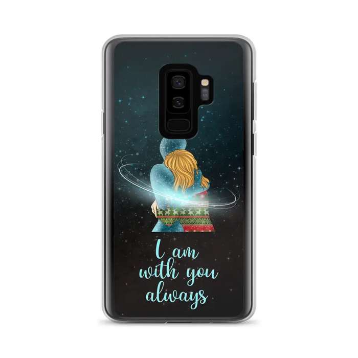 Custom Personalized Memorial Phone Case - Memorial Gift Idea For Family/Couple - Case For iPhone/Samsung - I Am With You Always