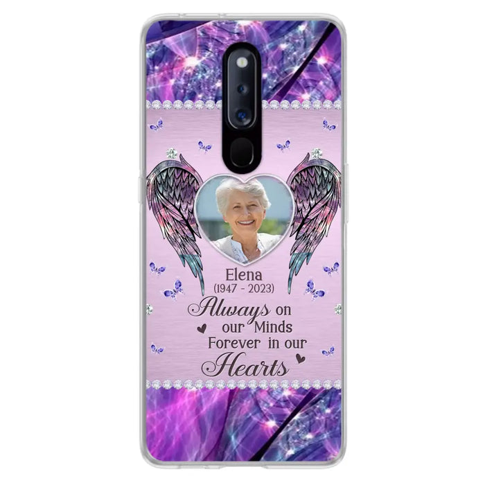 Custom Personalized Memorial Phone Case - Memorial Gift Idea For Family - Case For Oppo/Xiaomi/Huawei - Always On My Mind s Forever In Our Hearts