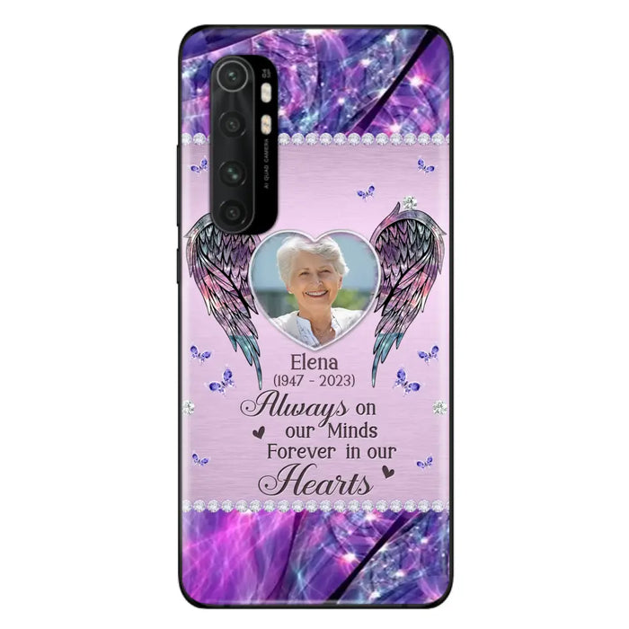 Custom Personalized Memorial Phone Case - Memorial Gift Idea For Family - Case For Oppo/Xiaomi/Huawei - Always On My Mind s Forever In Our Hearts