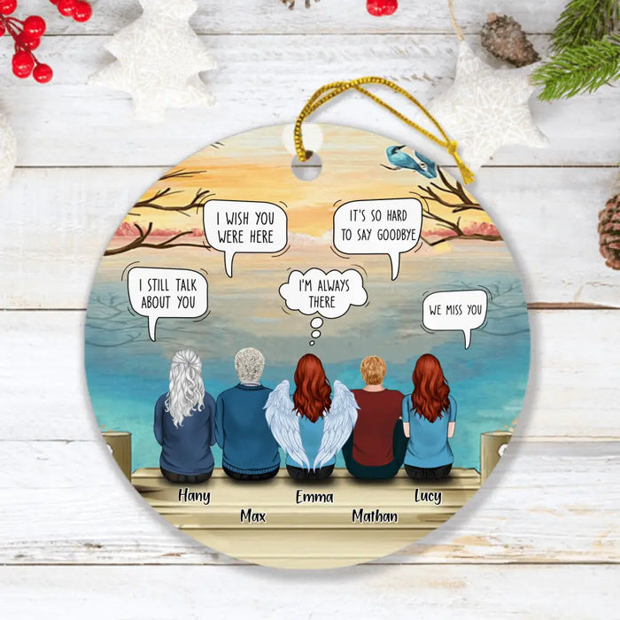 Custom Personalized Memorial Ornament - Upto 5 People - Gift Idea For Family