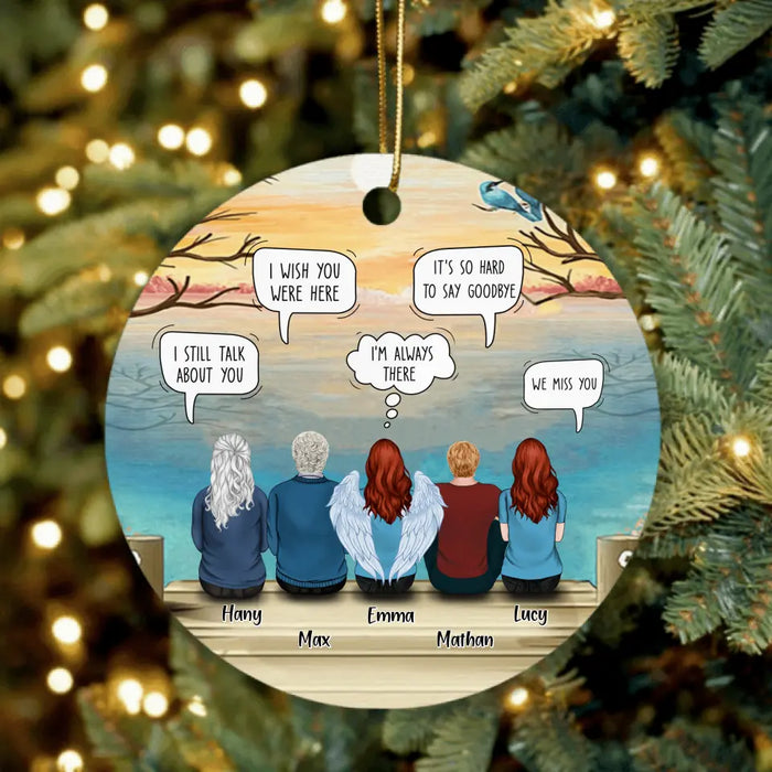 Custom Personalized Memorial Ornament - Upto 5 People - Gift Idea For Family