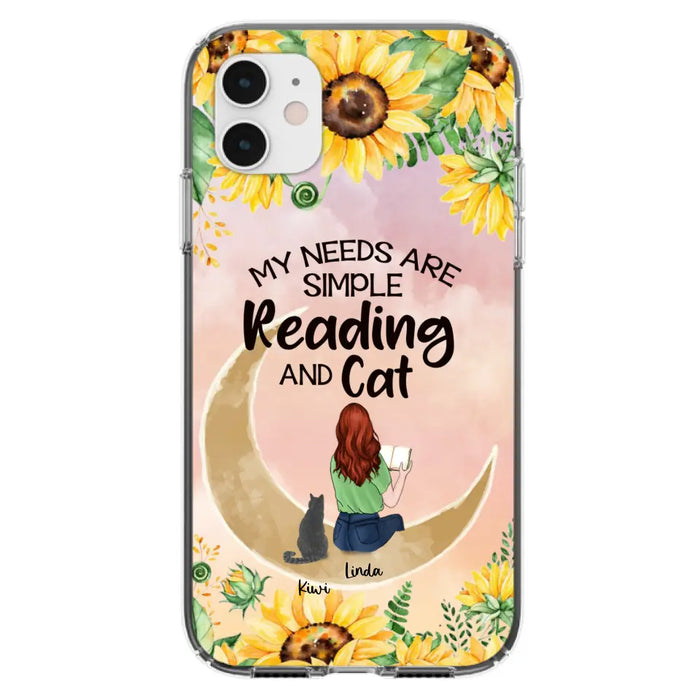 Custom Personalized Reading Dog/Cat Phone Case - Best Gift Idea For Dogs/Cats Lovers - Case For iPhone, Samsung and Xiaomi