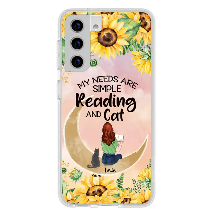 Custom Personalized Reading Dog/Cat Phone Case - Best Gift Idea For Dogs/Cats Lovers - Case For iPhone, Samsung and Xiaomi