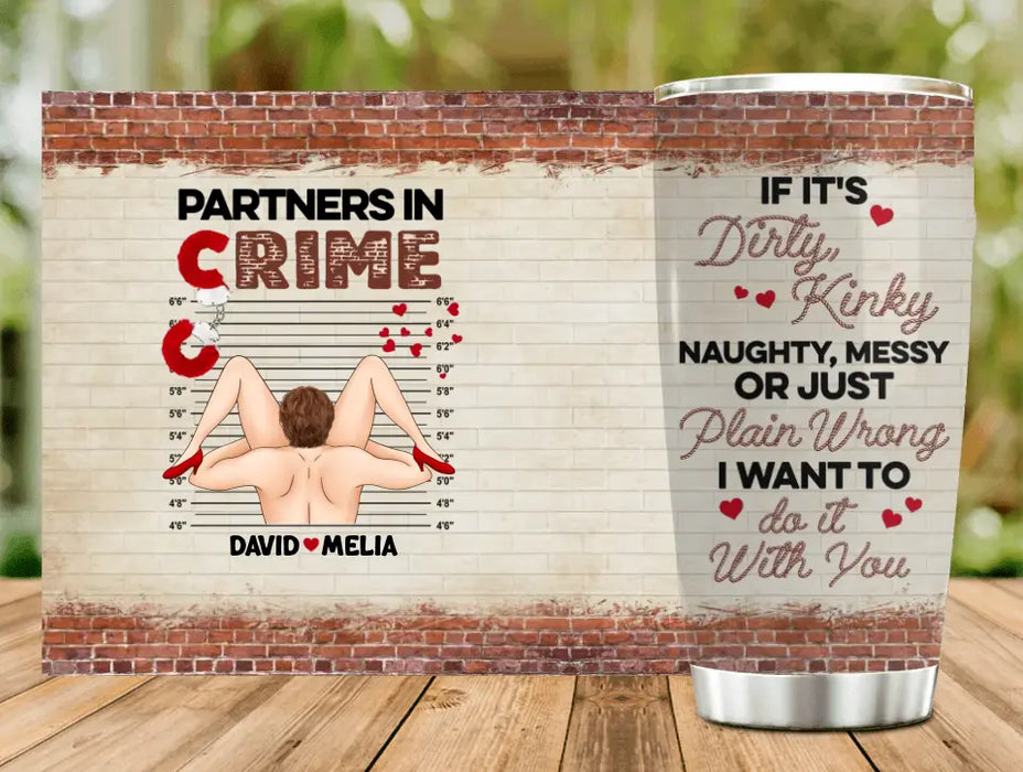 Personalized Couple Tumbler - Gift Idea For Couple/Him/Her - I Want To Do It With You