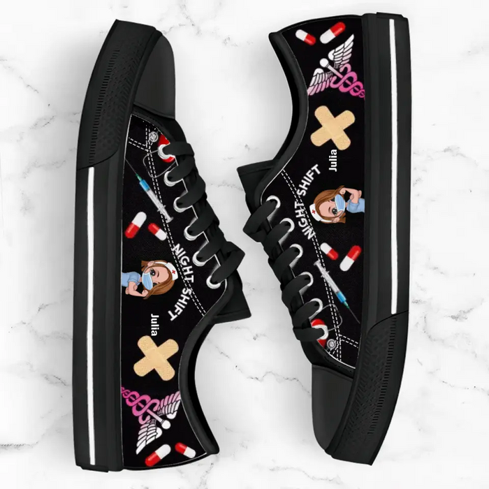 Custom Personalized Nurse Canvas Sneakers - Gift Idea for Nurses/Friends