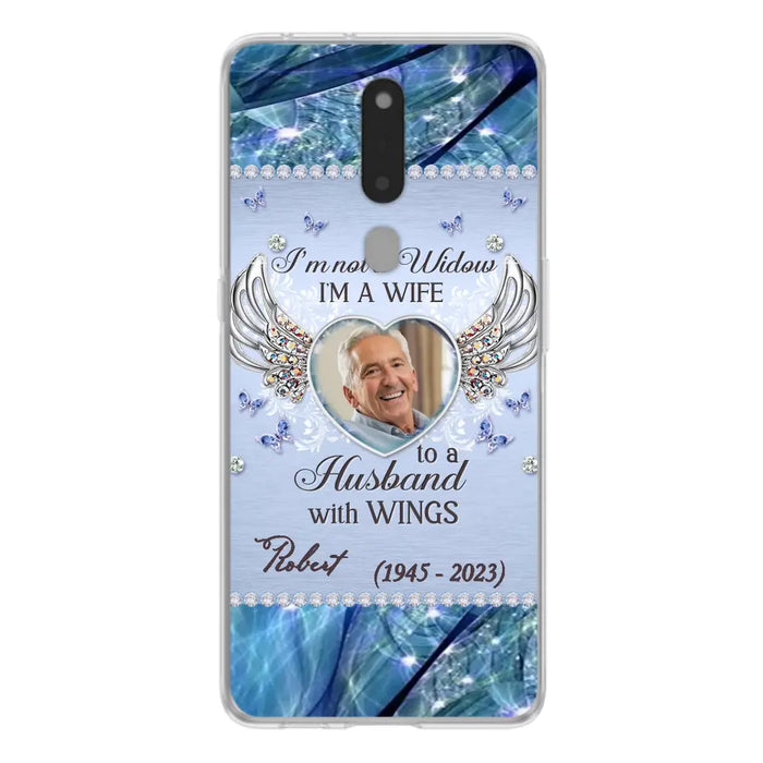 Custom Personalized Memorial Phone Case - Memorial Gift Idea For Family - Case For Oppo/Xiaomi/Huawei - I'm Not A Widow