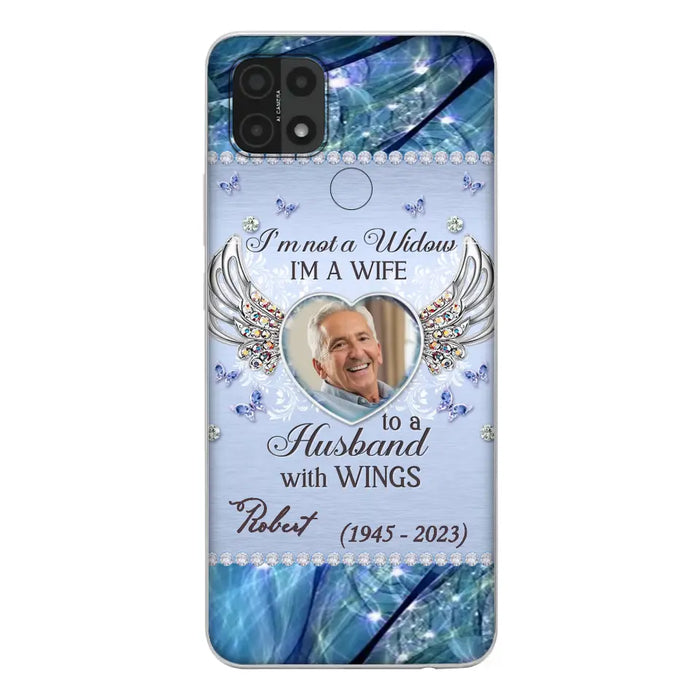 Custom Personalized Memorial Phone Case - Memorial Gift Idea For Family - Case For Oppo/Xiaomi/Huawei - I'm Not A Widow