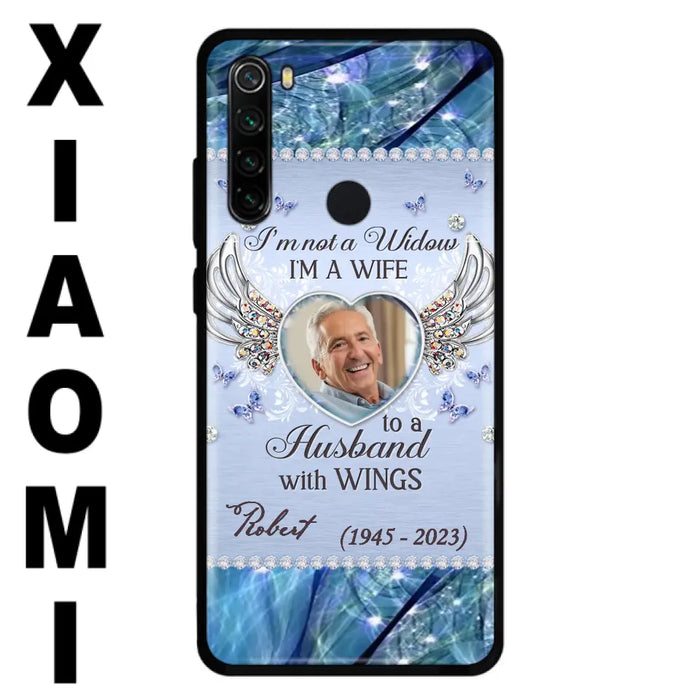 Custom Personalized Memorial Phone Case - Memorial Gift Idea For Family - Case For Oppo/Xiaomi/Huawei - I'm Not A Widow