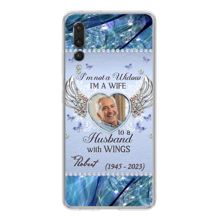 Custom Personalized Memorial Phone Case - Memorial Gift Idea For Family - Case For Oppo/Xiaomi/Huawei - I'm Not A Widow