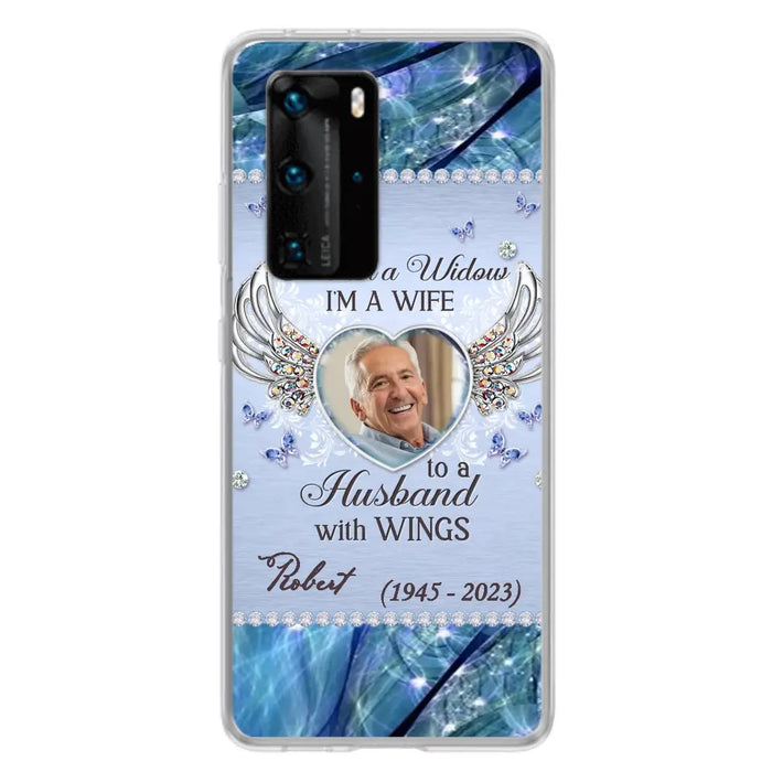 Custom Personalized Memorial Phone Case - Memorial Gift Idea For Family - Case For Oppo/Xiaomi/Huawei - I'm Not A Widow