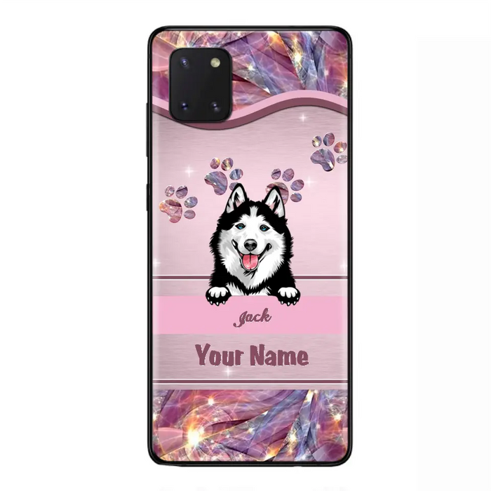 Custom Personalized Dog Phone Case For iPhone And Samsung - Gift Idea For Dog Lover - Up to 3 Dogs