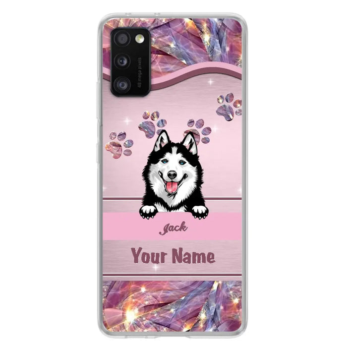 Custom Personalized Dog Phone Case For iPhone And Samsung - Gift Idea For Dog Lover - Up to 3 Dogs