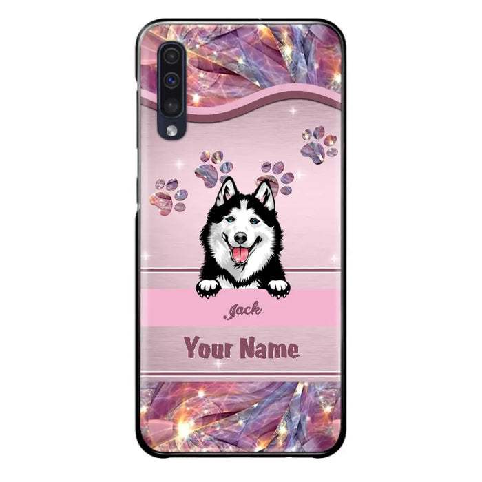 Custom Personalized Dog Phone Case For iPhone And Samsung - Gift Idea For Dog Lover - Up to 3 Dogs