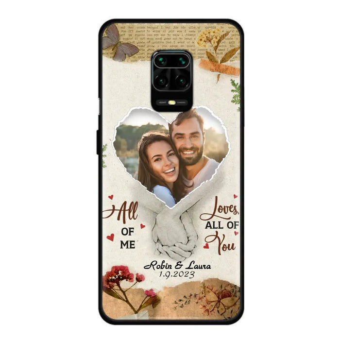 Custom Personalized Couple Phone Case - Gift Idea For Couple/Valentines Day - Upload Photo - All Of Me Loves All Of You - Case For Oppo/Xiaomi/Huawei