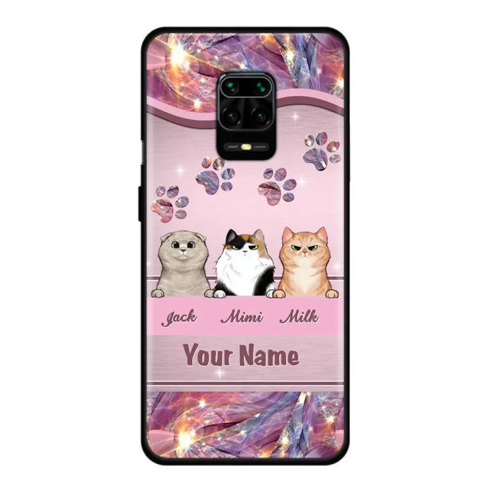 Custom Personalized Cat Phone Case For Oppo/Xiaomi/Huawei - Gift Idea For Cat Lovers- Up to 3 Cats