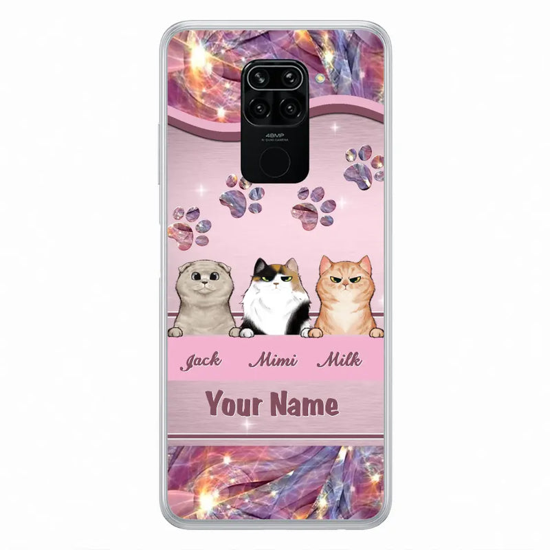 Custom Personalized Cat Phone Case For Oppo/Xiaomi/Huawei - Gift Idea For Cat Lovers- Up to 3 Cats