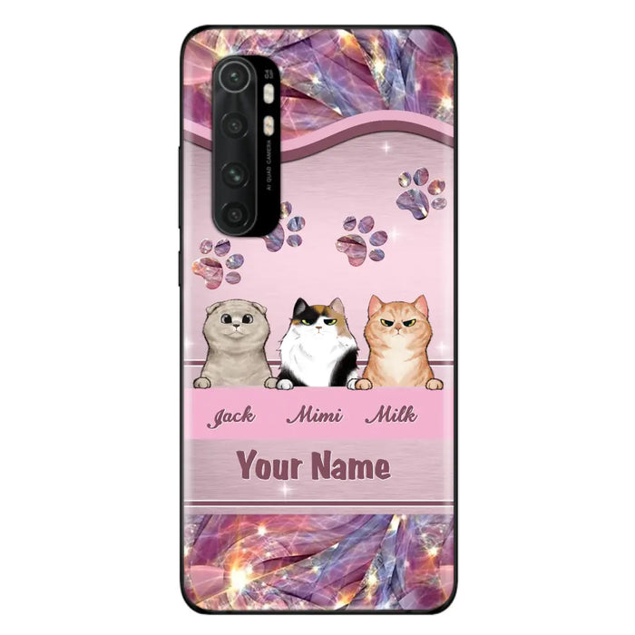 Custom Personalized Cat Phone Case For Oppo/Xiaomi/Huawei - Gift Idea For Cat Lovers- Up to 3 Cats