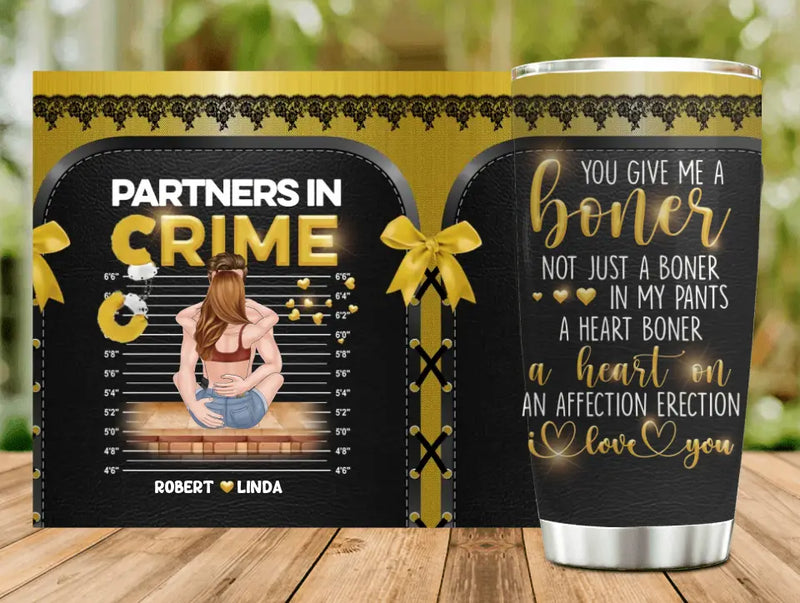 Personalized Couple Tumbler - Gift Idea For Couple/Him/Her/Valentine's Day - I Love You