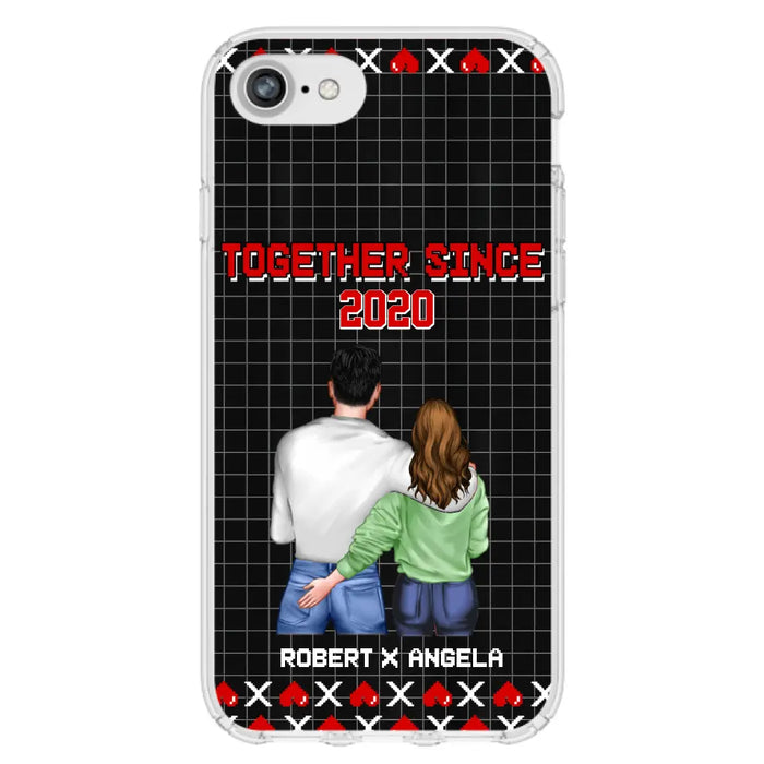 Custom Personalized Couple Phone Case - Gift Idea For Couple/Valentines Day - Together Since 2020 - Case For iPhone/Samsung