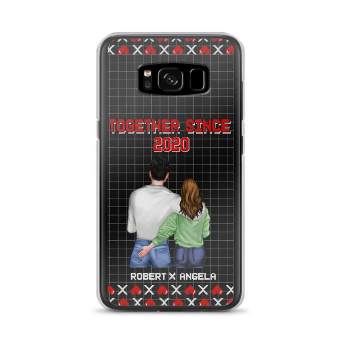 Custom Personalized Couple Phone Case - Gift Idea For Couple/Valentines Day - Together Since 2020 - Case For iPhone/Samsung