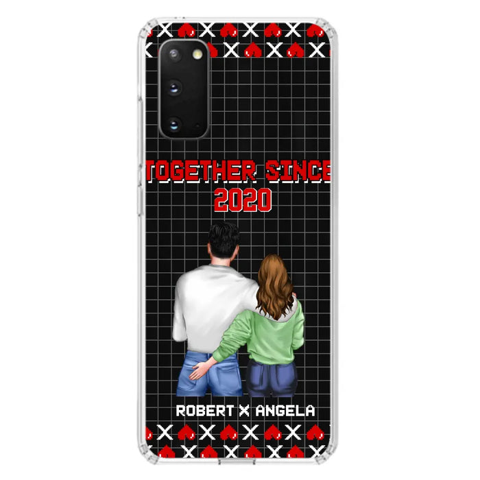 Custom Personalized Couple Phone Case - Gift Idea For Couple/Valentines Day - Together Since 2020 - Case For iPhone/Samsung