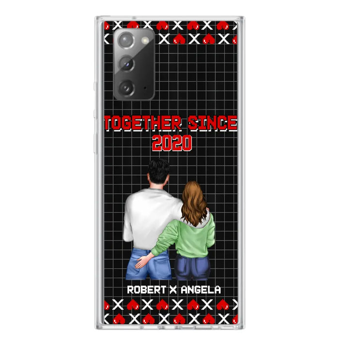 Custom Personalized Couple Phone Case - Gift Idea For Couple/Valentines Day - Together Since 2020 - Case For iPhone/Samsung