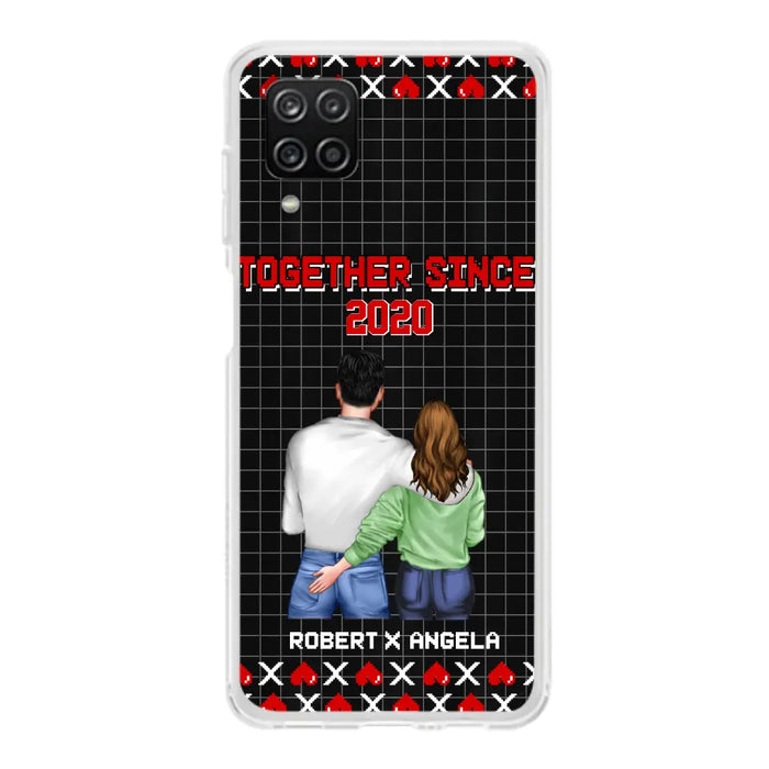 Custom Personalized Couple Phone Case - Gift Idea For Couple/Valentines Day - Together Since 2020 - Case For iPhone/Samsung